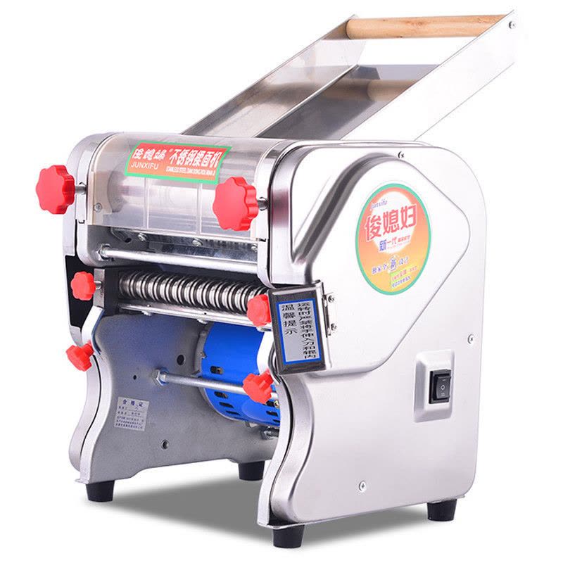 俊媳妇JUNXIFU-240电动面条机不锈钢揉面机自动压面机家用商用饺子馄饨