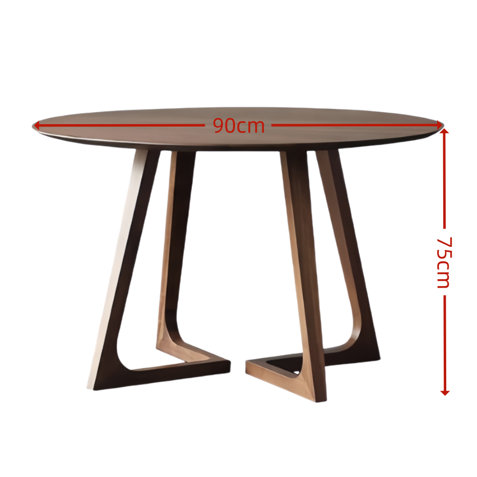 芙首泰实木洽谈桌900*900*750mm张高清大图