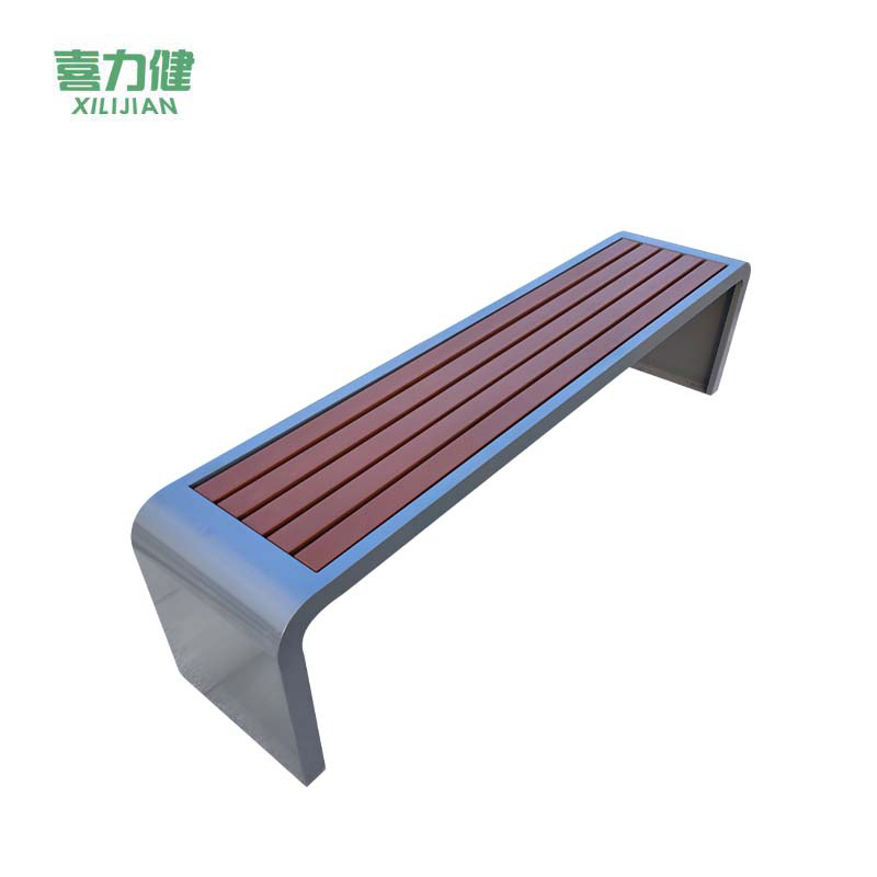 喜力健 不锈钢公园椅 180*40*45CM 张高清大图