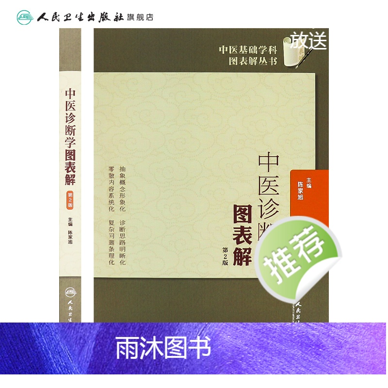 [正版]中医基础学科图表解丛书 中医诊断学图表解(第2版)高清大图