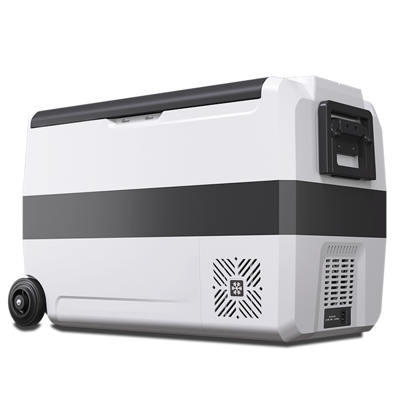 T36-车家两用冰虎36L压缩机制冷车载冰箱12v24v220V两用大容量手机控温冷冻冷藏分区拉杆便携货车轿车小型冰箱