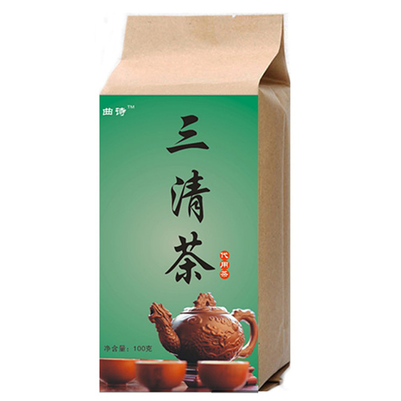 [买二赠一]草本三清茶 盒装袋泡茶150g清润茶薄荷清凉香口苦口臭茶