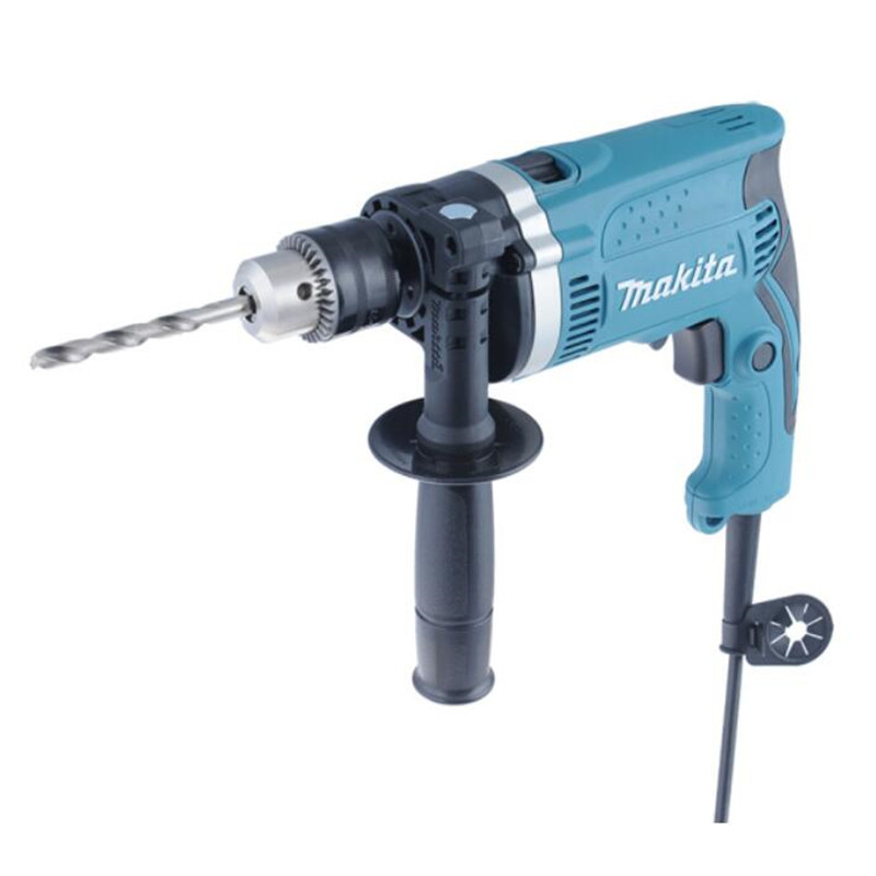 牧田(makita) 冲击钻HP1630可调速多功能电钻16MM大功率710W石材混凝土打孔电钻 单台标配(单位:台)