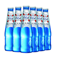 Kronenbourg1664白啤酒法国凯旋克伦堡精酿小麦白啤218ml*6瓶装