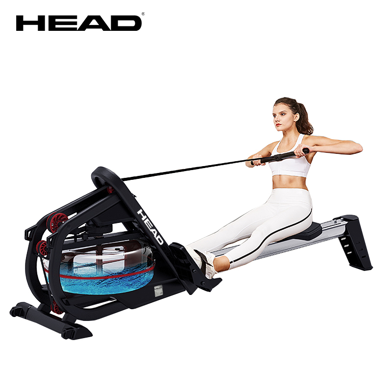 HEAD海德水阻划船机 纸牌屋划船器 家商轻音折叠收腹运动健身器材WR550