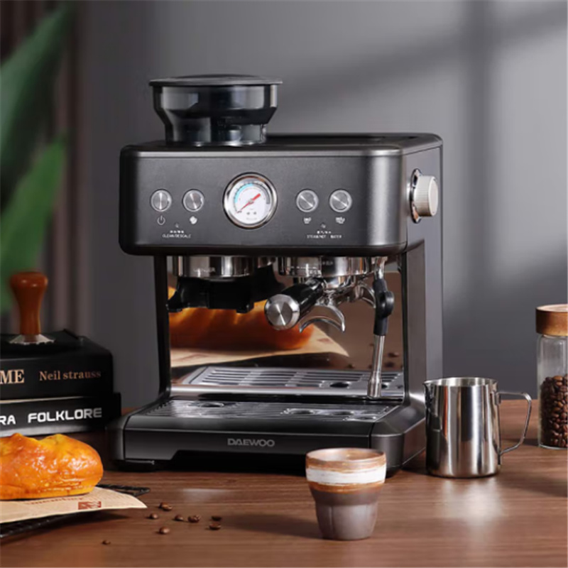 DAEWOO研磨一体式小型半自动咖啡机DY-KF22C