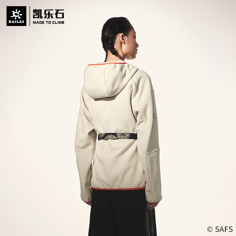 凯乐石抓绒衣男女款大闹天宫连帽款防静电卫衣摇粒绒外套