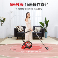 海尔(Haier)卧式吸尘器家用小型大吸力手持式强力大功率地毯宠物吸尘机HZW1413R PLUS