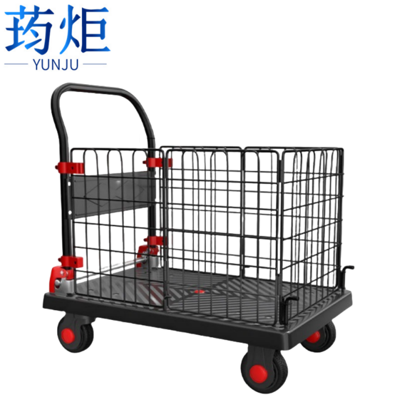 荺炬围栏手推车高清大图