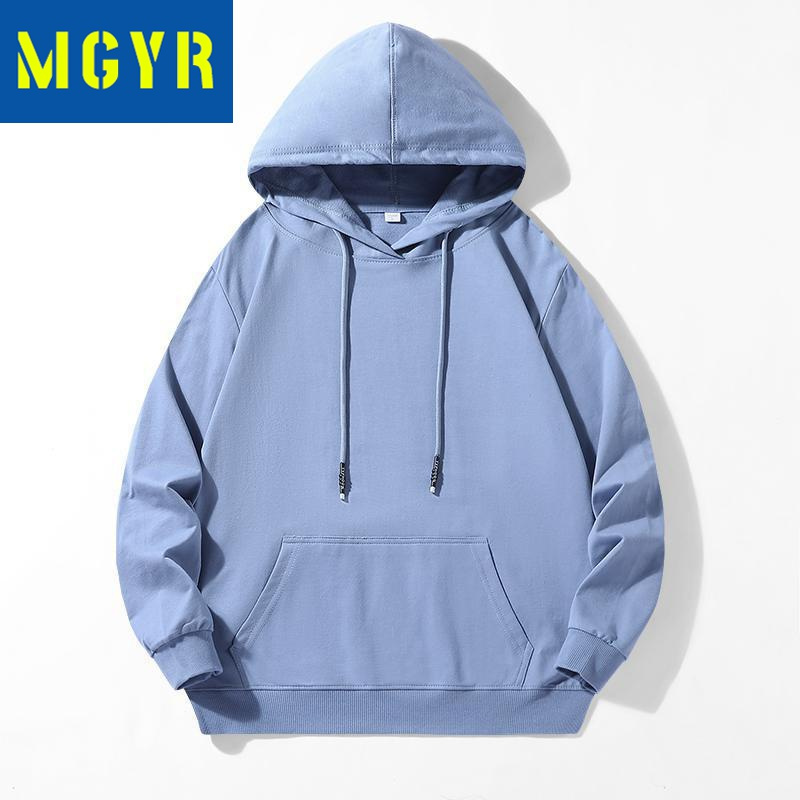MGYR2021新款情侣休闲运动连帽卫衣多色棉潮款秋季户外休闲衣1