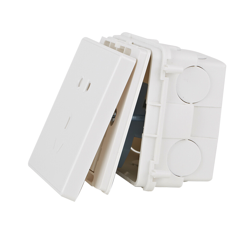 公牛(bull)五孔插座10A250V86×86防脱