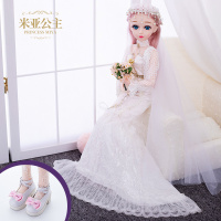 彤乐芭比超大号60厘米洋娃娃套装女孩公主仿真精致玩具衣服单个布菲妮朵儿大号60厘米洋娃娃套装仿真女孩公主玩具超大礼盒