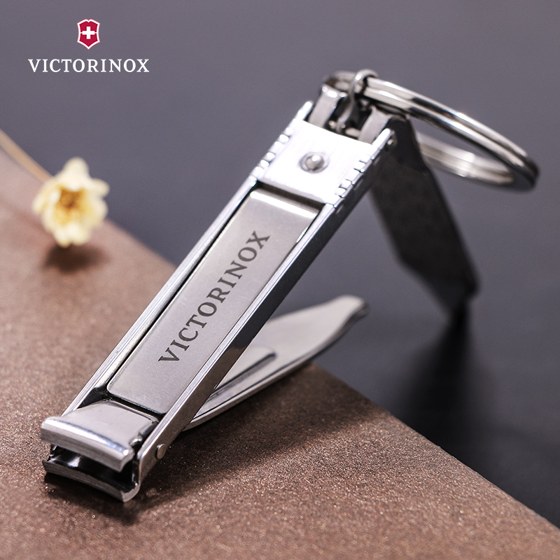 Victorinox维氏瑞士指甲刀 8.2055.c多功能刀具不锈钢指甲剪指甲钳薄款原装进口