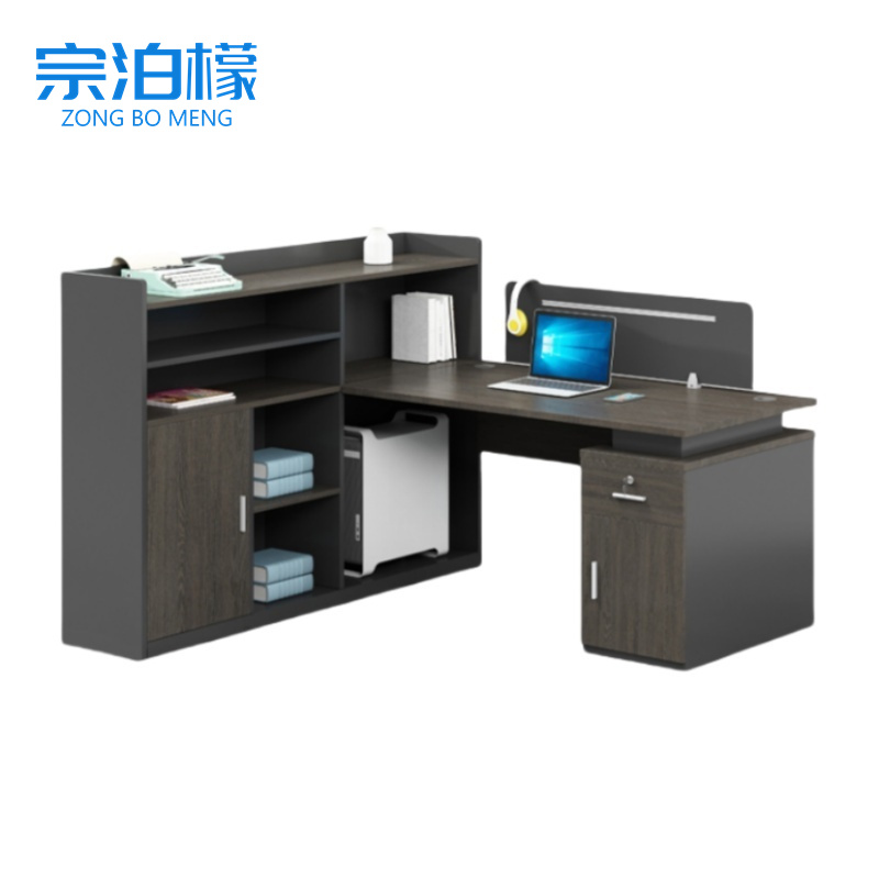 宗泊檬屏风办公桌高清大图