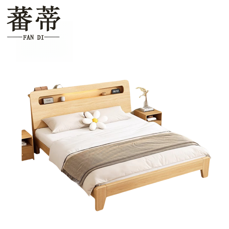蕃蒂职工床1.5米张高清大图