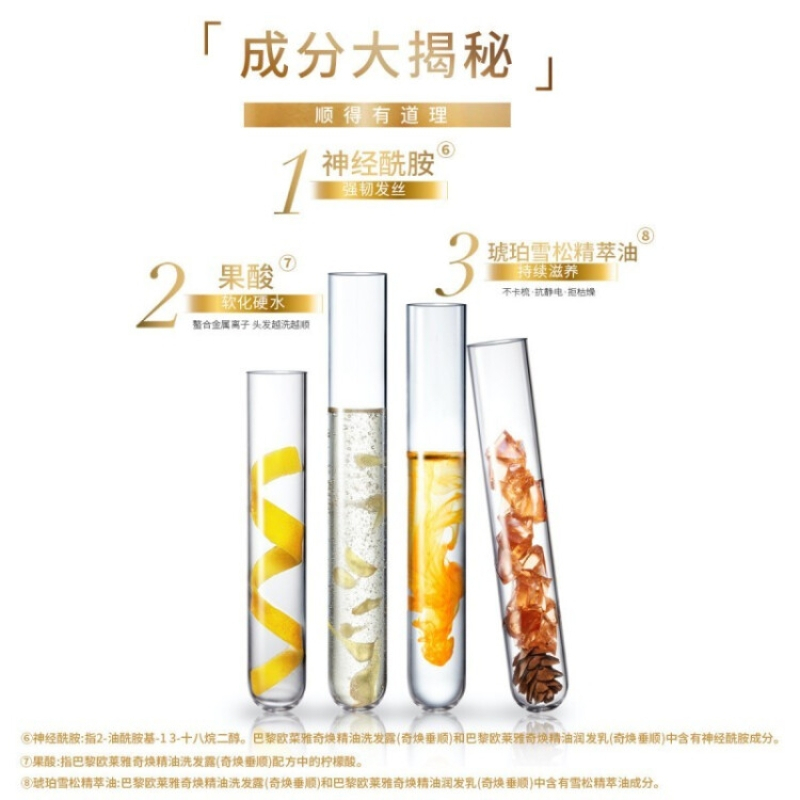 欧莱雅大金瓶洗发水 奇焕垂顺洗发水440ml