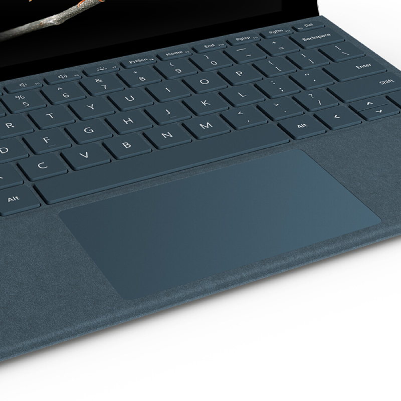 微软(Microsoft)Surface Go 特制专业键盘盖(灰钴蓝)微软键盘 灰钴蓝 蓝色 微软原装键盘