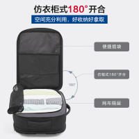 爱华仕移动办公双肩包大容量多功能商务背包电脑包男17.3寸旅游包
