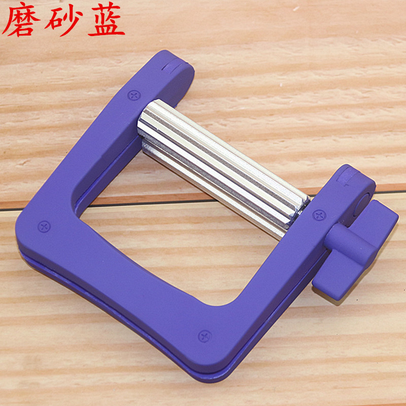 美发金属挤膏器染膏米魁挤牙膏器颜料油画化妆品工具手动挤压器磨砂挤