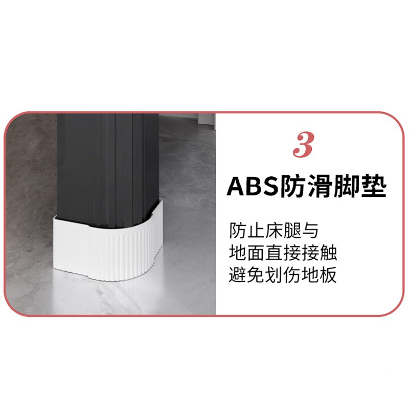 圣德列单人床员工宿舍床S-4 2000*1500*850mm高清大图