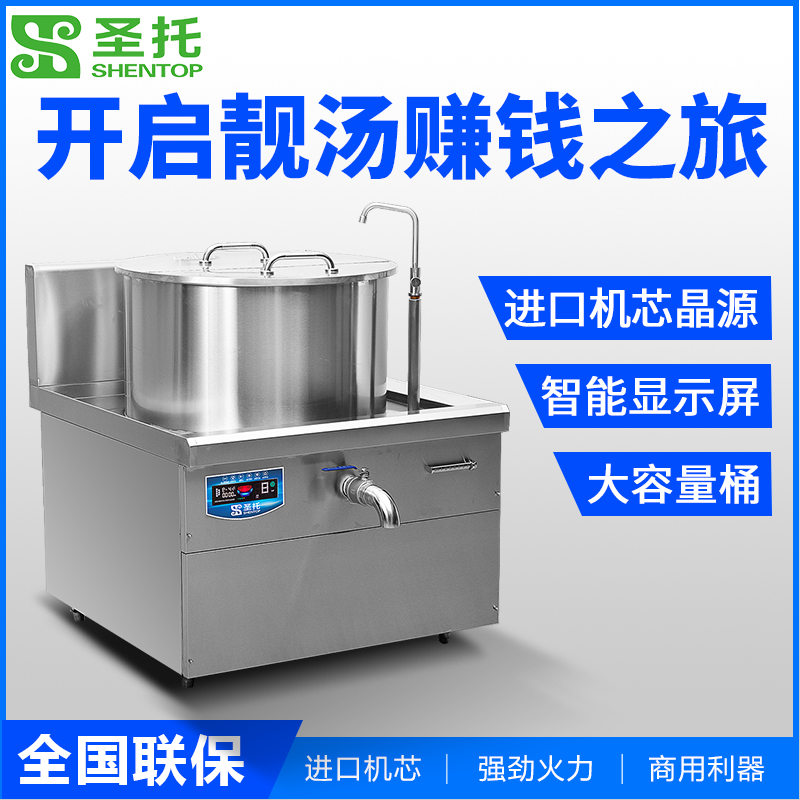 圣托(Shentop)一体式煲汤炉 牛肉羊肉炖汤锅 一体式煲汤炉 DCC03高清大图