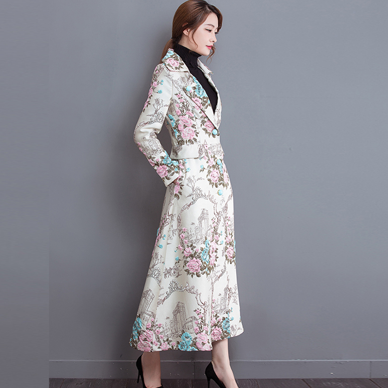 秋冬女式风衣_秋装风衣女式中长款