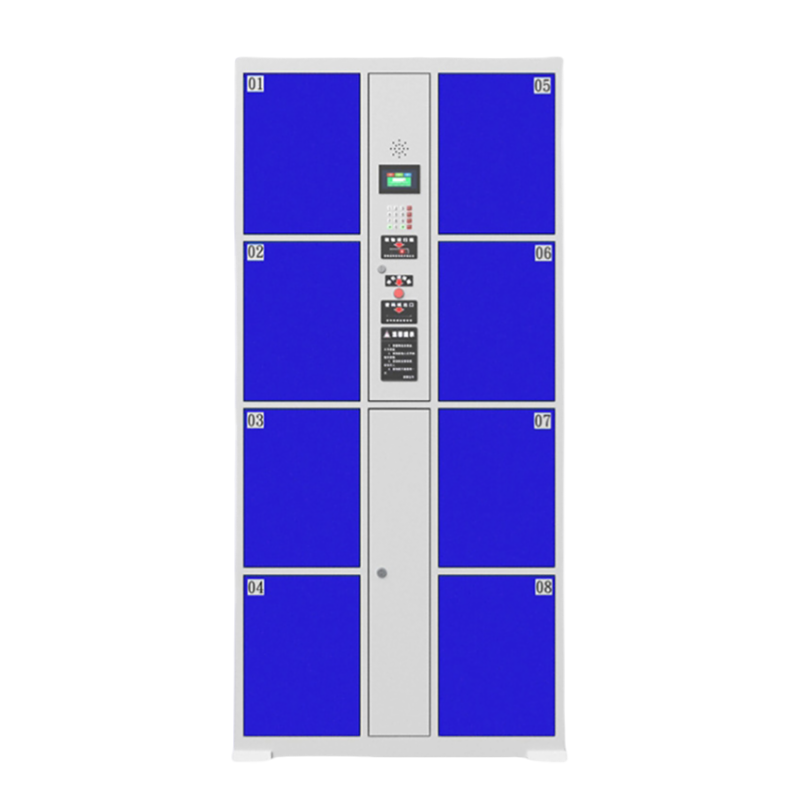 智叶舟电子存包柜红外条码8门850*460*1800mm台高清大图