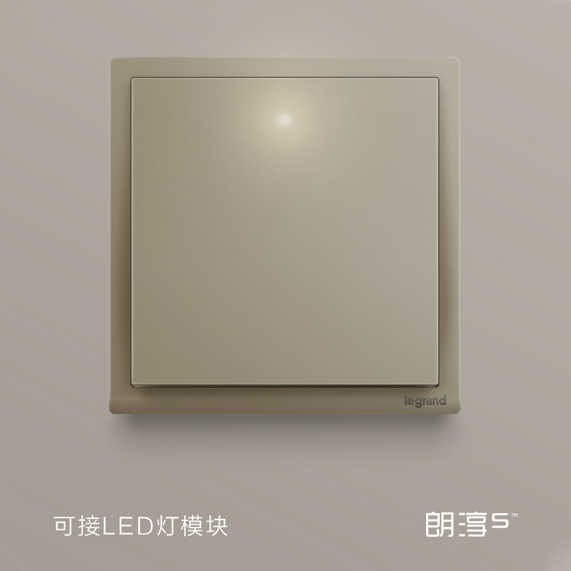 罗格朗(Legrand)tcl开关插座面板朗淳香槟金色5五孔USB三孔16A插座墙壁电源暗装86型带一开五孔开关