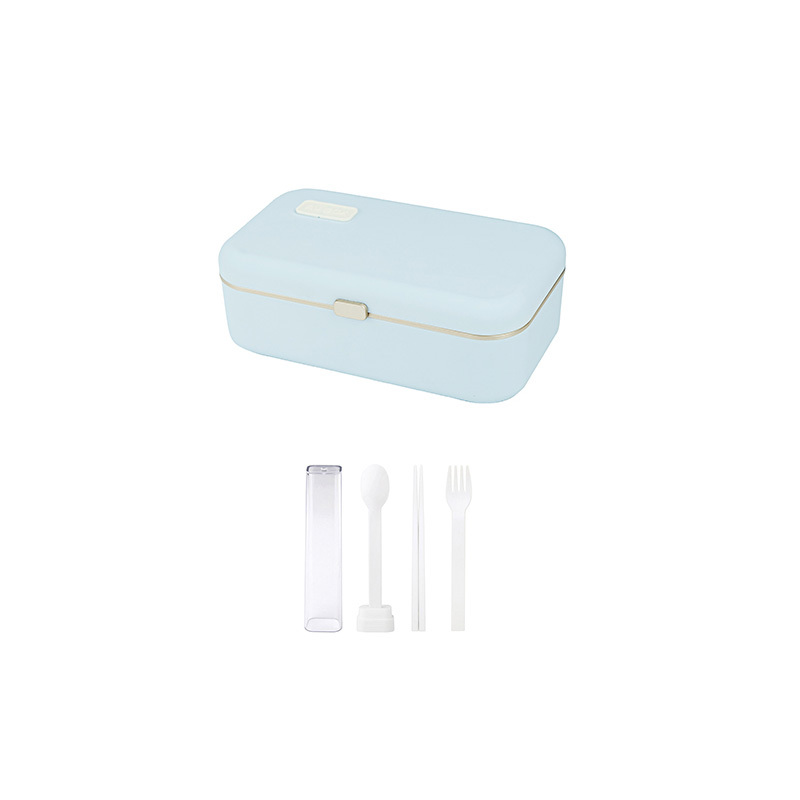 适盒 A4BOX 电加热饭盒 插电保温 上班族电热便携热饭神器便当盒(蓝色)饭盒+餐具