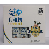 伊利YILI QQ 星儿童成长有机奶学生营养纯牛奶195ml*12盒