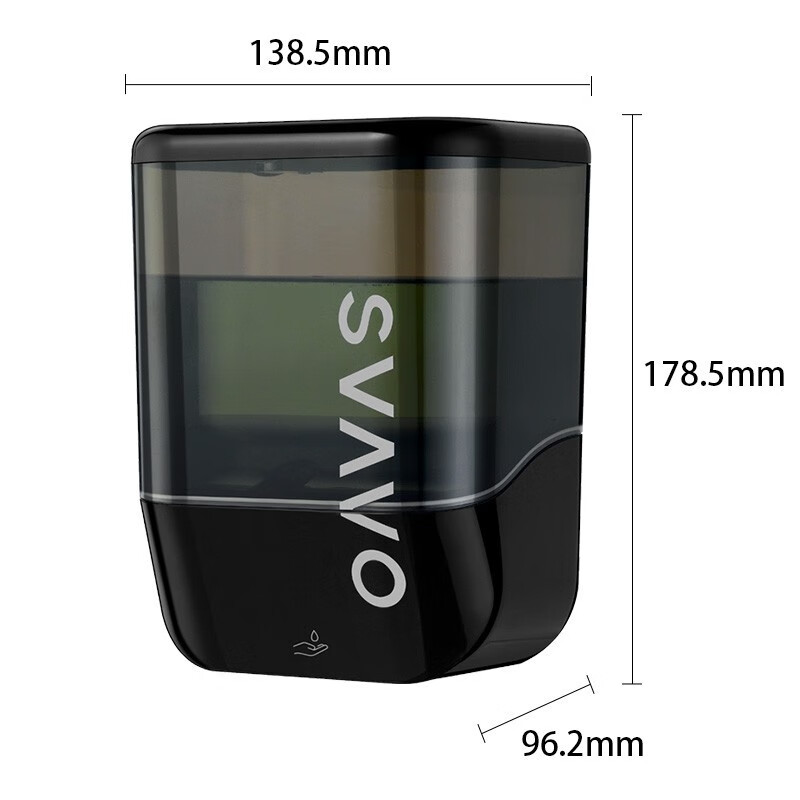 瑞沃(SVAVO)自动感应皂液器卫生间洗手机免打孔家用壁挂式洗手液瓶厨房给皂器 升级款[1000ML]单位:个高清大图