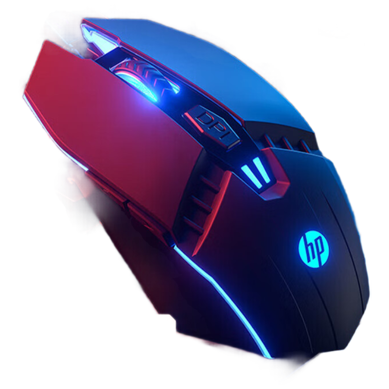 惠普(HP) M1有线游戏鼠标黑色有声版 发光电竞鼠标USB游戏办公台式机电脑笔记本 LOL吃鸡网吧
