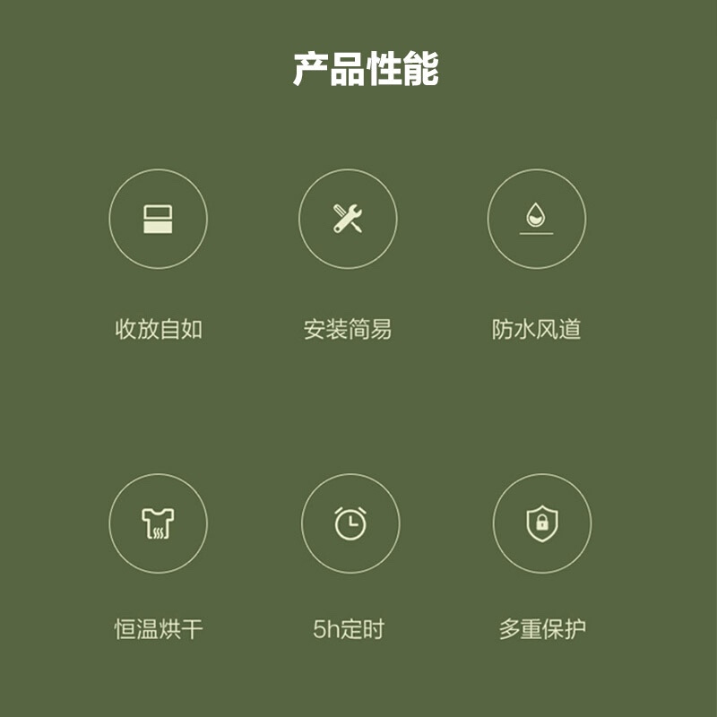 格力(GREE)干衣机GNZ01-X609A烘干机小型便携式干衣机折叠烘衣机家用宿舍内衣裤风干婴儿烘衣物高清大图