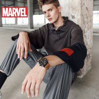 迪士尼(DISNEY)漫威MARVE)手表男士石英表2019新款正品皮带中学青少年潮表雷神休闲手表M-9039
