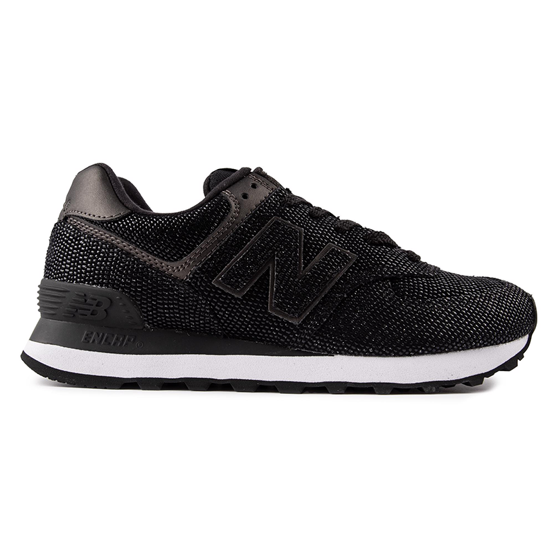 New Balance 新百伦() 574系列 女士户外运动时尚 缓震舒适透气跑步鞋 Nb3574bs In Black