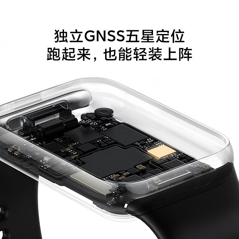 小米(MI)手环8Pro 夜跃黑 150+种运动模式 双通道血氧心率监测 独立五星定位 小米手环 智能手环 运动手环高清大图
