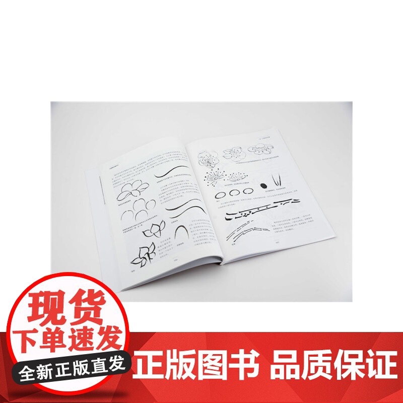 中国画白描花卉 凌杰 化学工业出版社 正版书籍高清大图