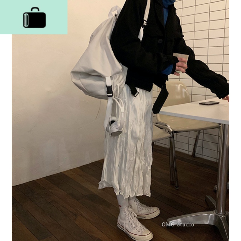 2020新款包包女韩版chic拉链洋气单肩双肩斜跨包大容量旅行背包潮NEWLAKE高清大图