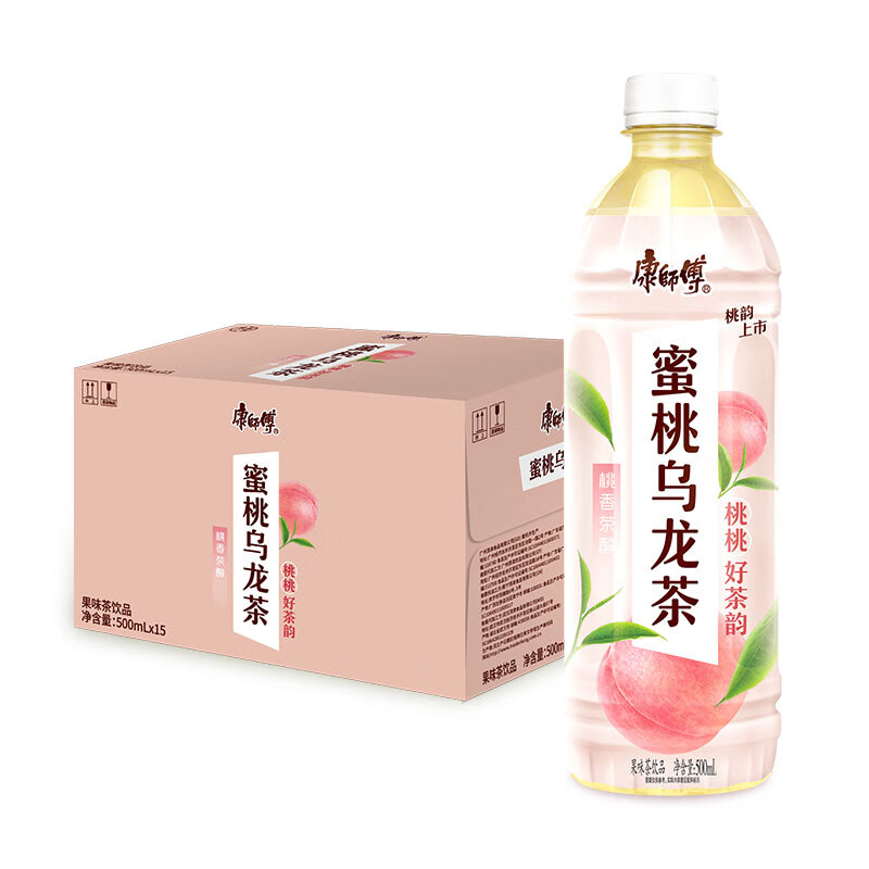 康师傅 蜜桃乌龙茶500ml*15瓶高清大图