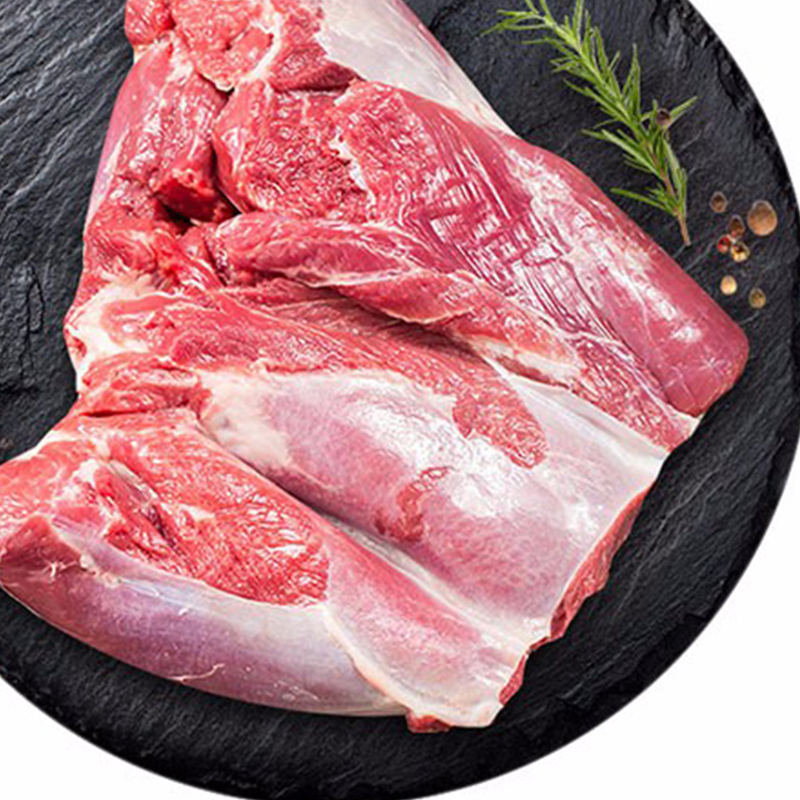 食无竹 羔羊去骨后腿肉1kg 原切羊肉火锅生鲜烧烤食材高清大图