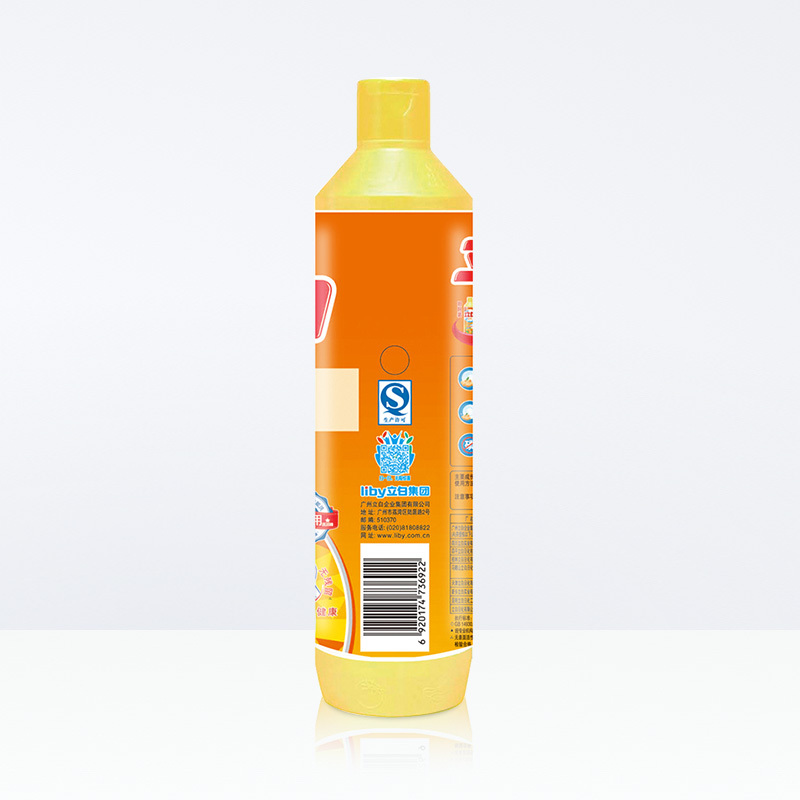 立白 新金桔洗洁精 不伤手食品用蔬果净 408g/瓶 28瓶/箱(单位:箱)