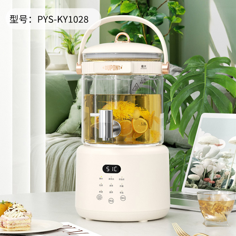 杜邦(DUPONT) PYS-KY1028 2.8L 1000W 电热壶(计价单位:台) 白色高清大图