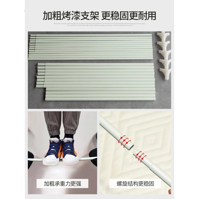 家柏饰(CORATED)蚊帐1.8m床 1.5m蒙古包儿童防摔新款纹账支架家用1.2加密加厚2米高清大图