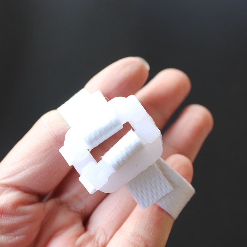 塑料打包扣pp打包带手动打包扣白色防滑扣塑料扣配套透明打包带100米