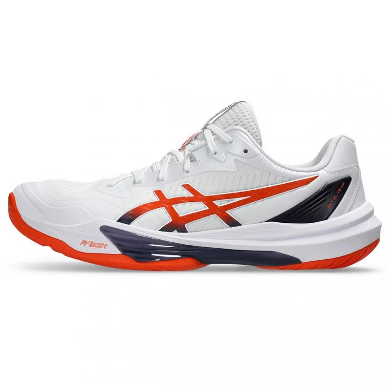 亚瑟士(ASICS)排球鞋男鞋专业竞技标准宽度缓震稳定跳高助力运动 White_×_Orange 49