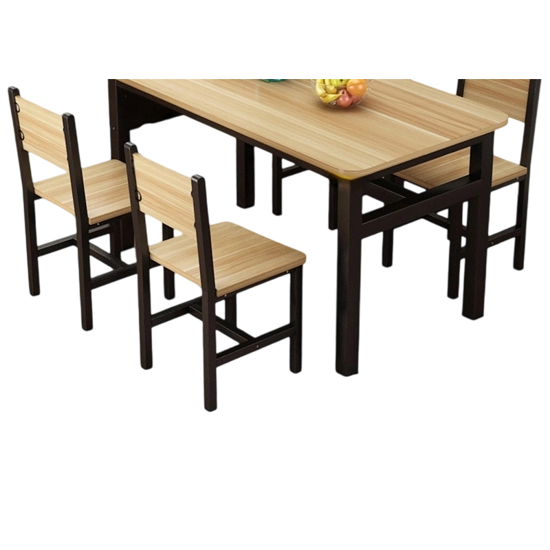铭羽洋饭桌120*70*75cm+4椅套高清大图