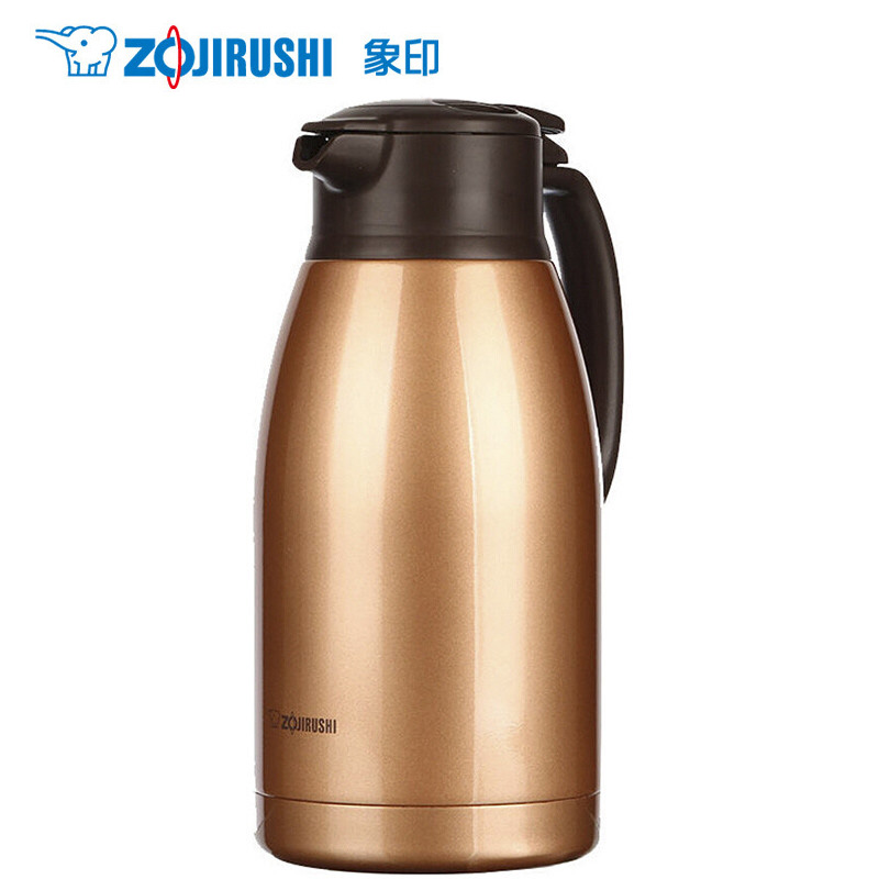 ZOJIRUSHI/象印 SH-HA19C-NZ日本不锈钢真空居家保温壶 保温瓶家用咖啡壶 暖水瓶热水瓶1.9L金色高清大图