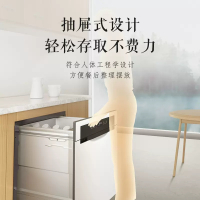 松下家用洗碗机嵌入式8套大容量高温消毒杀菌全自动NP-F86U4XR6D