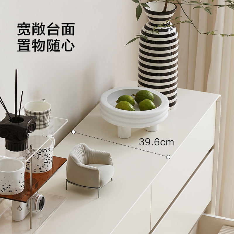 全友家居现代简约斗柜卧室收纳柜宽大台面大容量储物柜斗柜高清大图