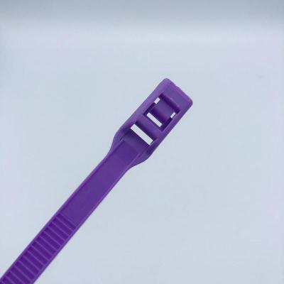 紫色 8×350/100条/包 淘气堡专用扎带 型号8×400 /8×350平扣尼龙扎带 彩色扎带